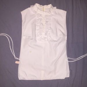 Vintage ruffled undershirt